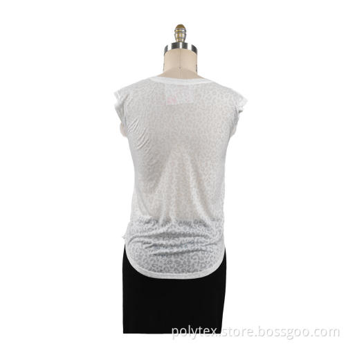 Kaos Musim Panas Wanita Casual O Neck